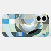 ヴィンテージアールデコポチョアジャズ幾何学模様 Case-Mate iPhoneケース (裏面 (横))