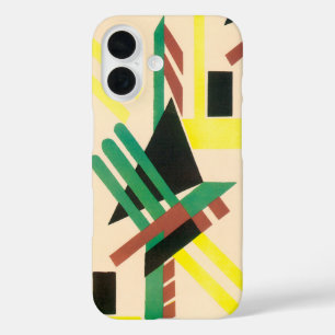 ヴィンテージアールデコポチョアジャズ幾何学模様 iPhone 16ケース