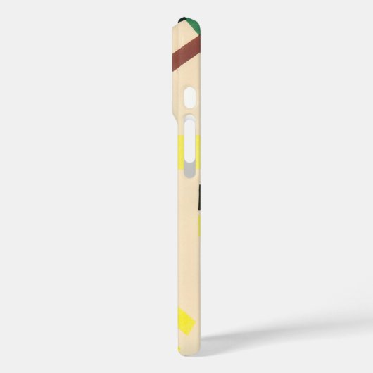 ヴィンテージアールデコポチョアジャズ幾何学模様 Case-Mate iPhoneケース (裏面 / 左)