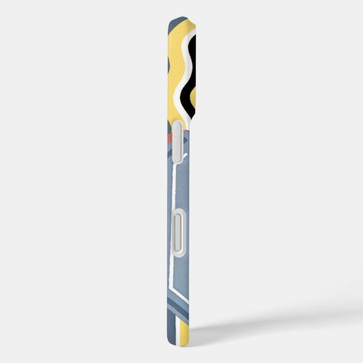 ヴィンテージアールデコポチョアジャズ幾何学模様 Case-Mate iPhoneケース (裏面 / 右)