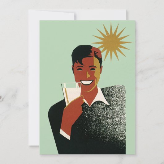 ヴィンテージアールデコマン、夏の冷たい飲み物 (正面)