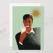 ヴィンテージアールデコマン、夏の冷たい飲み物 (正面/裏面)