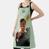 ヴィンテージアールデコマン、夏の冷たい飲み物 エプロン (インサイチュ)