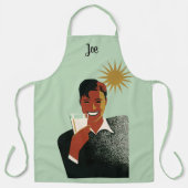 ヴィンテージアールデコマン、夏の冷たい飲み物 エプロン (正面)