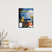 ヴィンテージアールデコマヴィス広告香水1920年代 ポスター (キッチン)