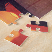 ヴィンテージアールデコミュージックラウンジピアノプレーヤーピアニスト ジグソーパズル (側面)