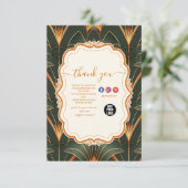 ヴィンテージアールデコモノグラム サンキューカード (スタンド正面)