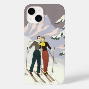 ヴィンテージアールデコラブアンドロマンスキーニューリュウズ Case-Mate iPhone 14ケース