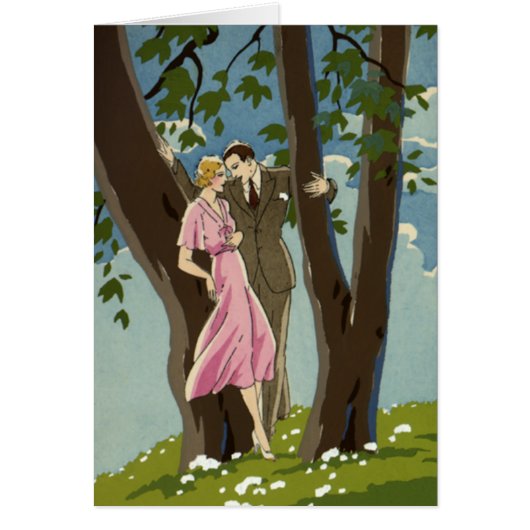 ヴィンテージアールデコラブアンドロマンス新婚カップル (正面)