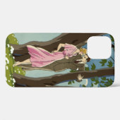 ヴィンテージアールデコラブアンドロマンス新婚カップル Case-Mate iPhoneケース (裏面 (横))