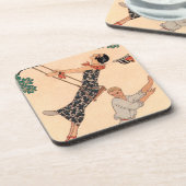 ヴィンテージアールデコラブザスウィングバイジョージバービア コースター (左側)