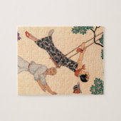 ヴィンテージアールデコラブザスウィングバイジョージバービア ジグソーパズル (横)