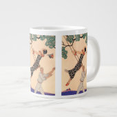 ヴィンテージアールデコラブザスウィングバイジョージバービア ジャンボコーヒーマグカップ (正面右)