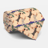 ヴィンテージアールデコラブザスウィングバイジョージバービア ネクタイ (ロール)