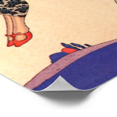 ヴィンテージアールデコラブザスウィングバイジョージバービア ポスター (角)