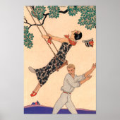 ヴィンテージアールデコラブザスウィングバイジョージバービア ポスター (正面)