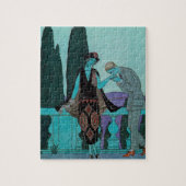 ヴィンテージアールデコラヴィラデスティバイジョージバービエ ジグソーパズル (縦)