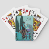 ヴィンテージアールデコラヴィラデスティバイジョージバービエ トランプ (裏面)