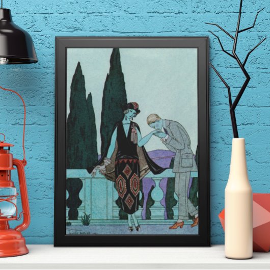 ヴィンテージアールデコラヴィラデスティバイジョージバービエ ポスター