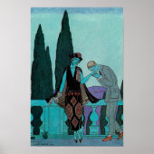 ヴィンテージアールデコラヴィラデスティバイジョージバービエ ポスター (正面)