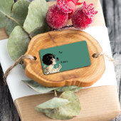 ヴィンテージアールデコレディバタフライかわいらしフラワー ラベル