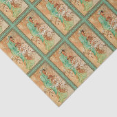 ヴィンテージアールデコレディーグリーンゴールデンツリー 薄葉紙 (詳細)