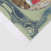 ヴィンテージアールデコレトロレディークリスマスデクページ 薄葉紙 (詳細)