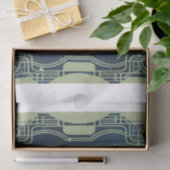 ヴィンテージアールデコレトロレディークリスマスデクページ 薄葉紙 (ギフト)