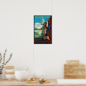 ヴィンテージアールデコワシントン旅行 ポスター (キッチン)