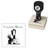 ヴィンテージアールデコ名 ラバースタンプ (押印)