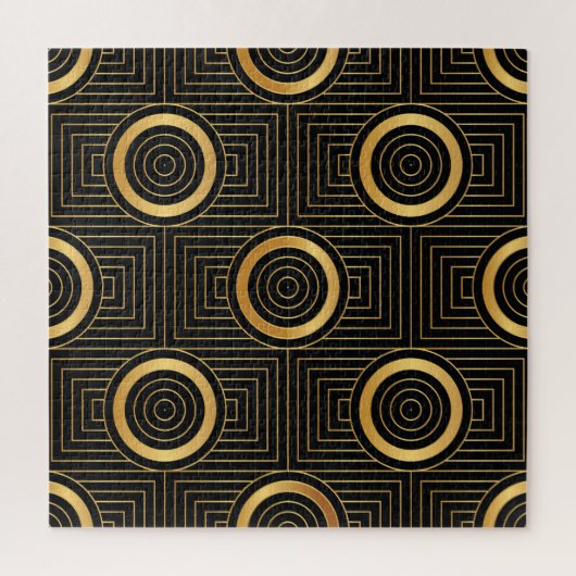 ヴィンテージアールデコ壁紙パターン ジグソーパズル (縦)