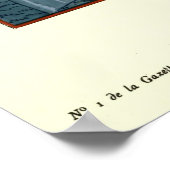 ヴィンテージアールデコ夕べドレス&コートファッションアート ポスター (角)