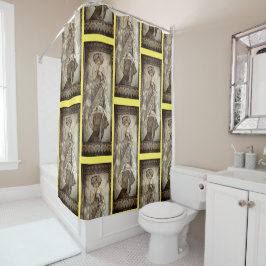 ヴィンテージアールデコ夫人 シャワーカーテン