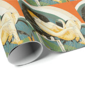 ヴィンテージアールデコ女性ソファ、チョンプレ ラッピングペーパー (ロールコーナー)