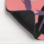 ヴィンテージアールデコ女性、アフタヌーンティーとカップケーキ マウスパッド (コーナー)