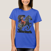 ヴィンテージアールデコ女性 Tシャツ (正面)
