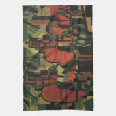 ヴィンテージアールデコ工業製造業 キッチンタオル (縦)