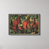 ヴィンテージアールデコ工業製造業 キャンバスプリント (正面)