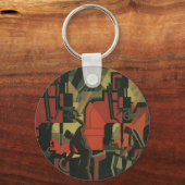 ヴィンテージアールデコ工業製造業 キーホルダー (正面)