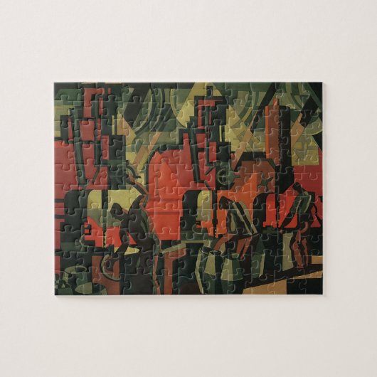 ヴィンテージアールデコ工業製造業 ジグソーパズル (横)