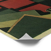 ヴィンテージアールデコ工業製造業 ポスター (角)