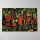 ヴィンテージアールデコ工業製造業 ポスター (正面)