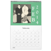 ヴィンテージアールデコ広告ファッションの2014年カレンダー カレンダー (2月 2026)