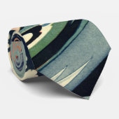 ヴィンテージアールデコ愛好家キスインザウェーブアットビーチ ネクタイ (ロール)