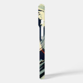 ヴィンテージアールデコ愛好家キスインザウェーブアットビーチ Case-Mate iPhoneケース (裏面 / 左)