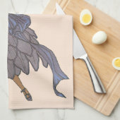 ヴィンテージアールデコ新婚ダンス キッチンタオル (四つ折り)