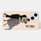 ヴィンテージアールデコ新婚ダンス Case-Mate iPhoneケース (裏面 (横))