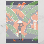 ヴィンテージアールデコ旅行，アフリカのジャングルの先住民 (正面)