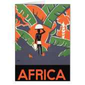 ヴィンテージアールデコ旅行，アフリカのジャングルの先住民 (正面)