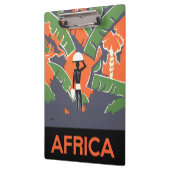 ヴィンテージアールデコ旅行,アフリカのジャングルの先住民 クリップボード (左)